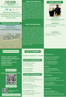 National level Seminar Sustainable Agricultural Practices and Emerging Technologies for Young Farmers 2025